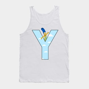 Simpsons letter Tank Top